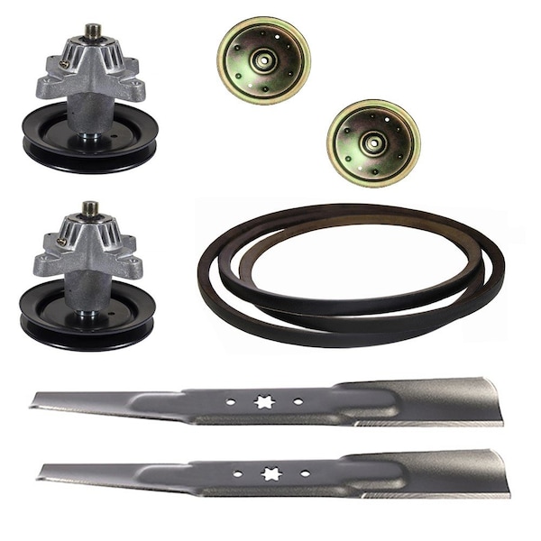 Aic Replacement Parts Lawn Mower Blade Spindle Belt Idler Kit Fits Cub Cadet 42 Deck LT1040 LT1042 KT-LAE40-0078_2 - main